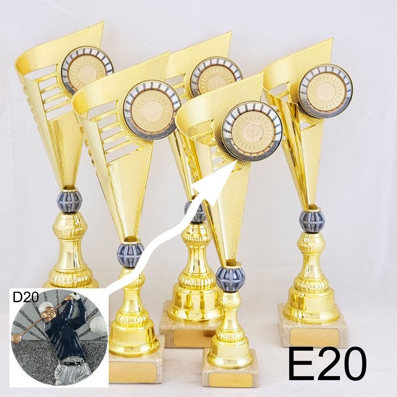 Golf-palkinto, viisi kokoa